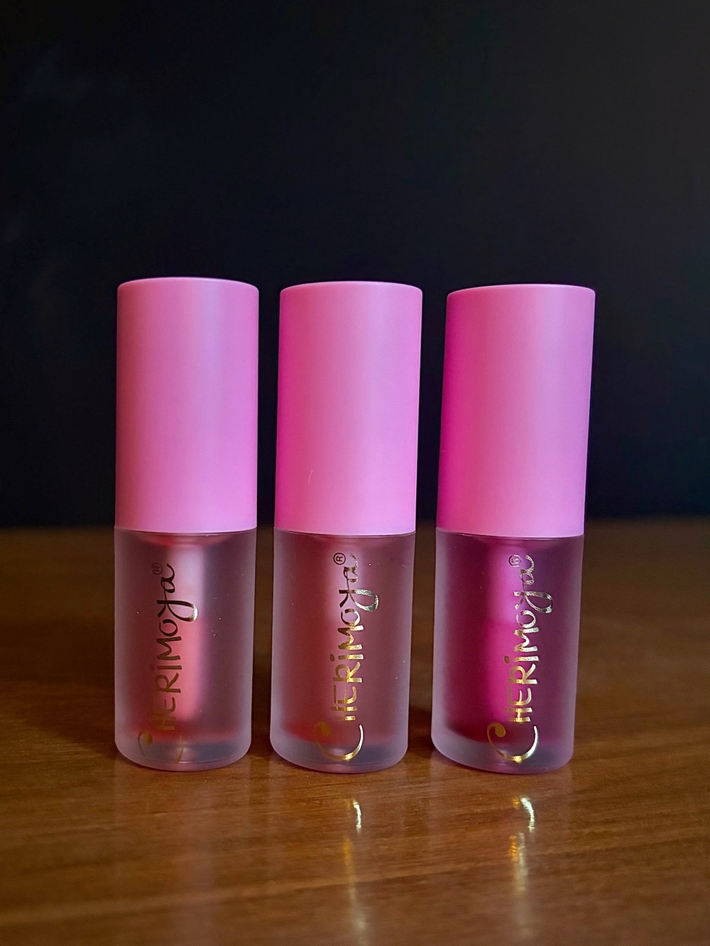 Pink Lip Tint Trio — Sheer Buildable Color